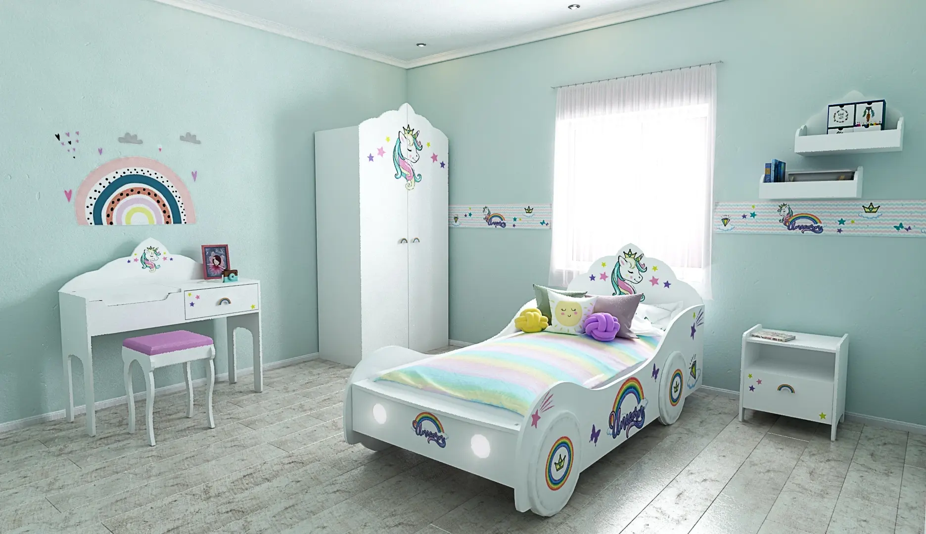 Lit Nemsis licorne