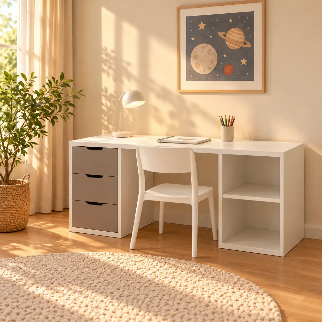 Bureau Orion taupe