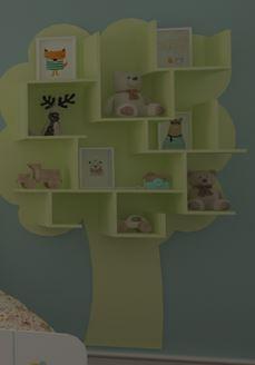 Étagère murale Arbre — المواد
