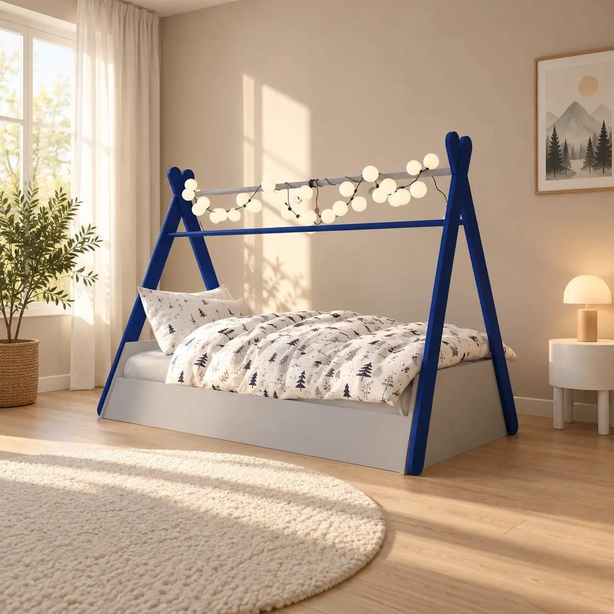 Lit Tipi bleu