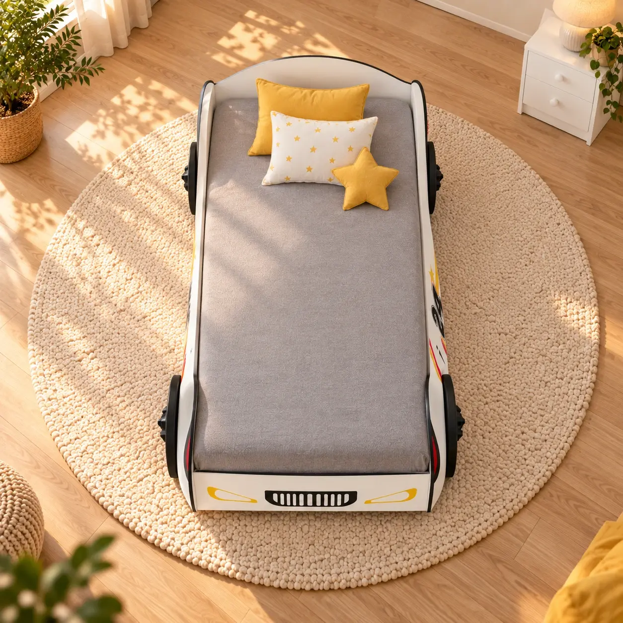 Pack lit Voiture Blanche — المواد