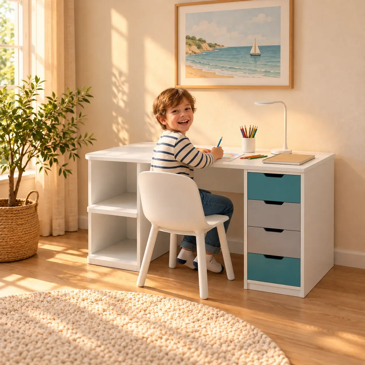 Bureau Orion bleu — photo 1