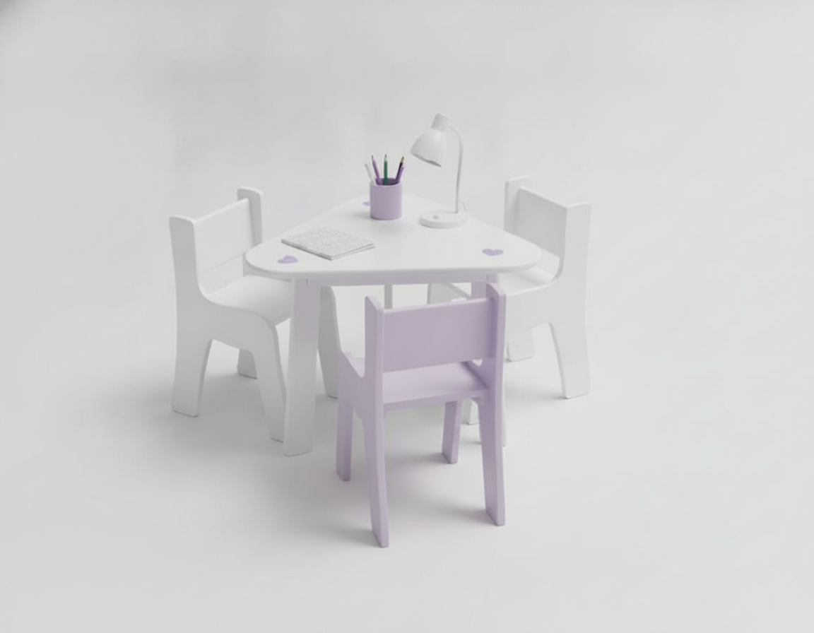 Table Trio avec 3 chaise