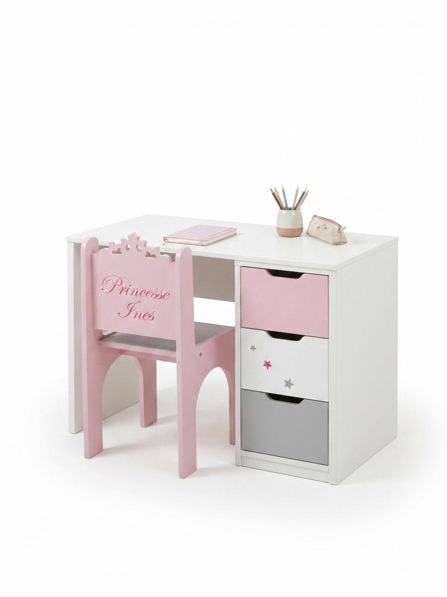 Bureau simple 3 tiroirs — Materials