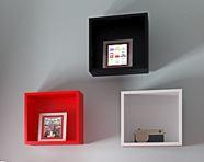 Box étagère Cubes tricolore — المواد
